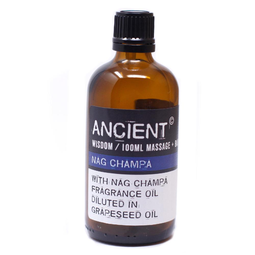 Ancient Wisdom Nag Champa Massage Oil - 100ml