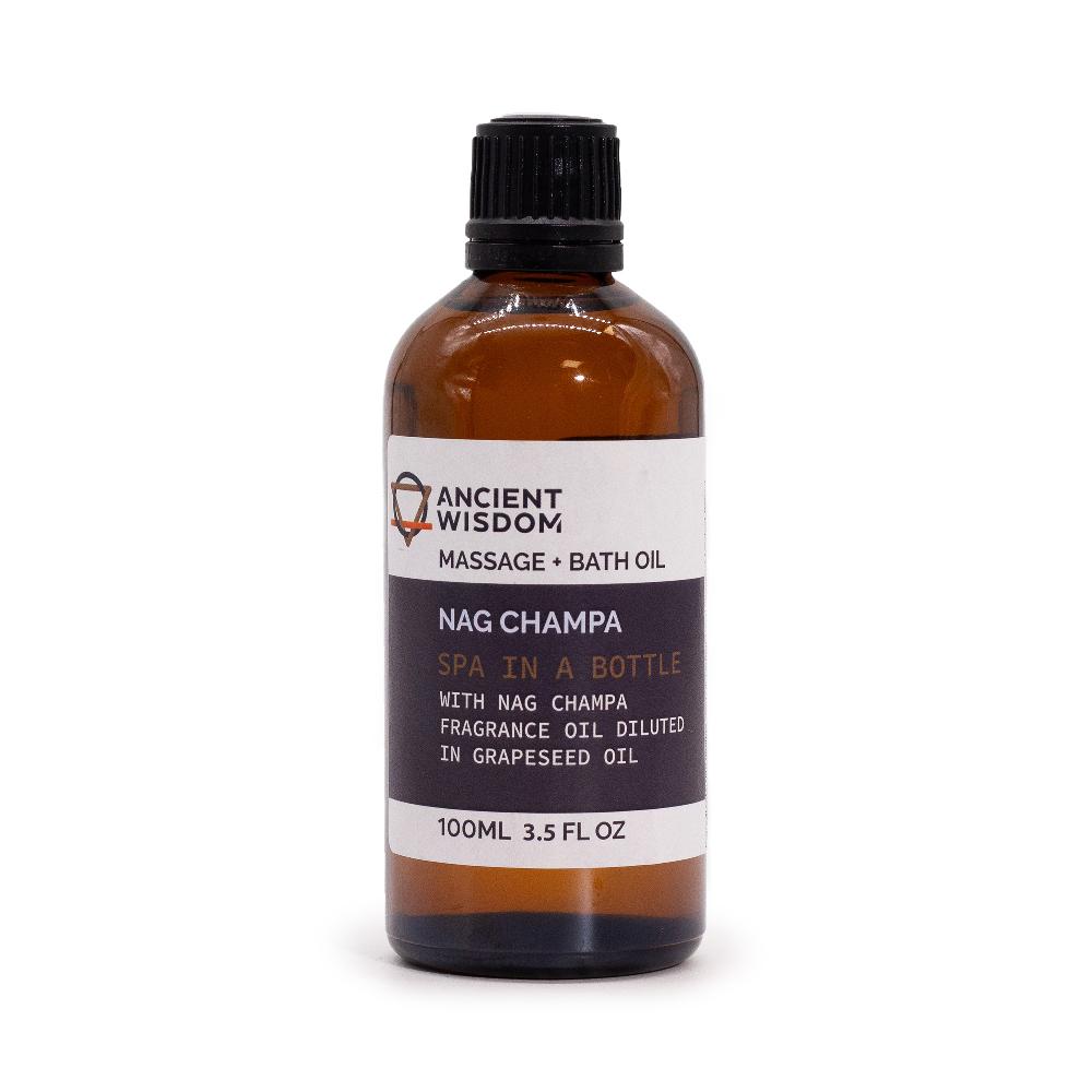 ancient wisdom Nag Champa Massage Oil - 100ml