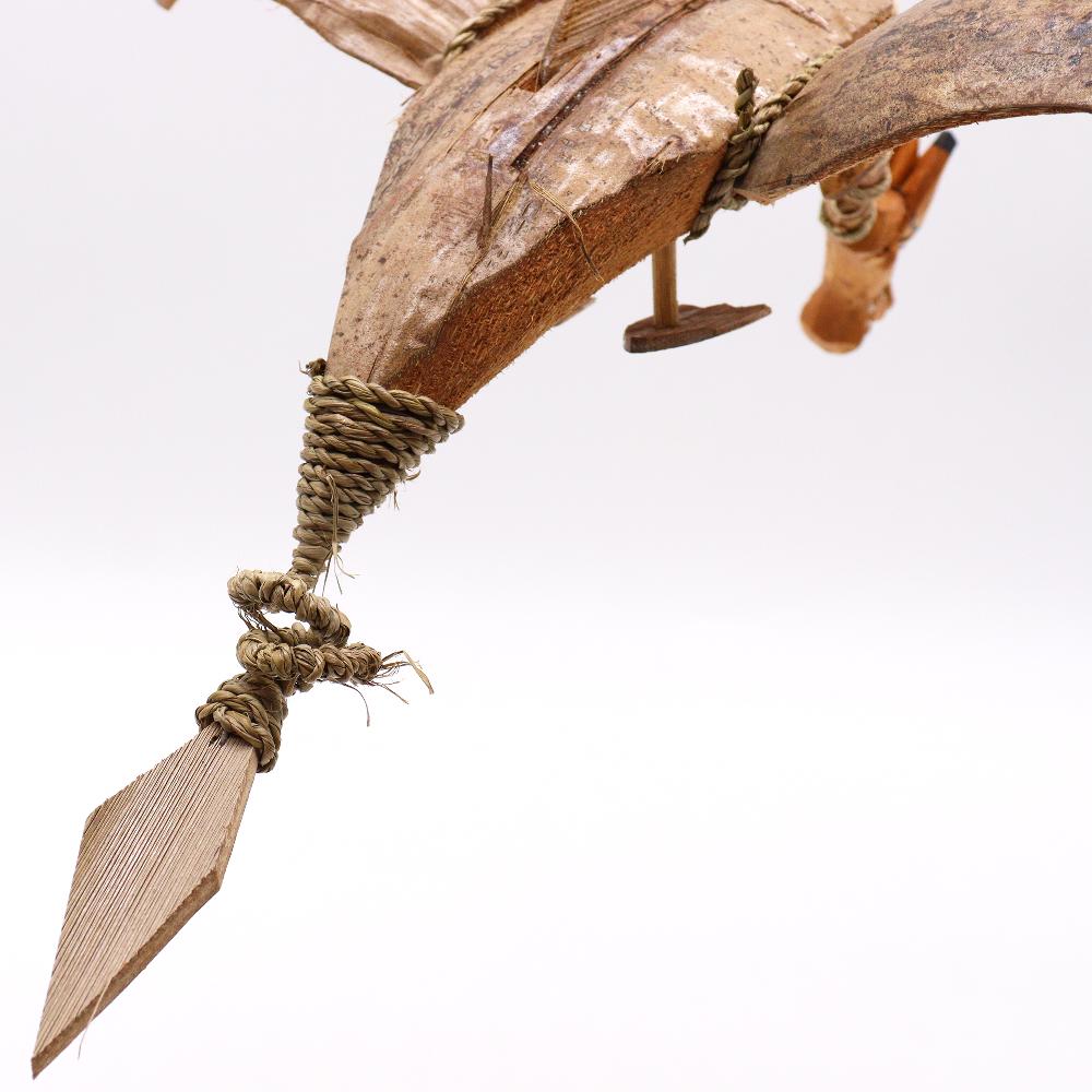 Ancient Wisdom Natural Coconut Dragon Mobile 37cm