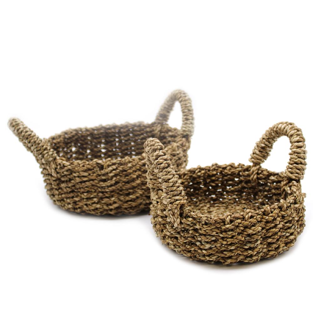 ancient wisdom Natural Seagrass Basket - Set of 2