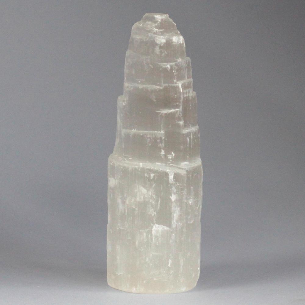 Ancient Wisdom Natural Selenite Tower - 15 Cm