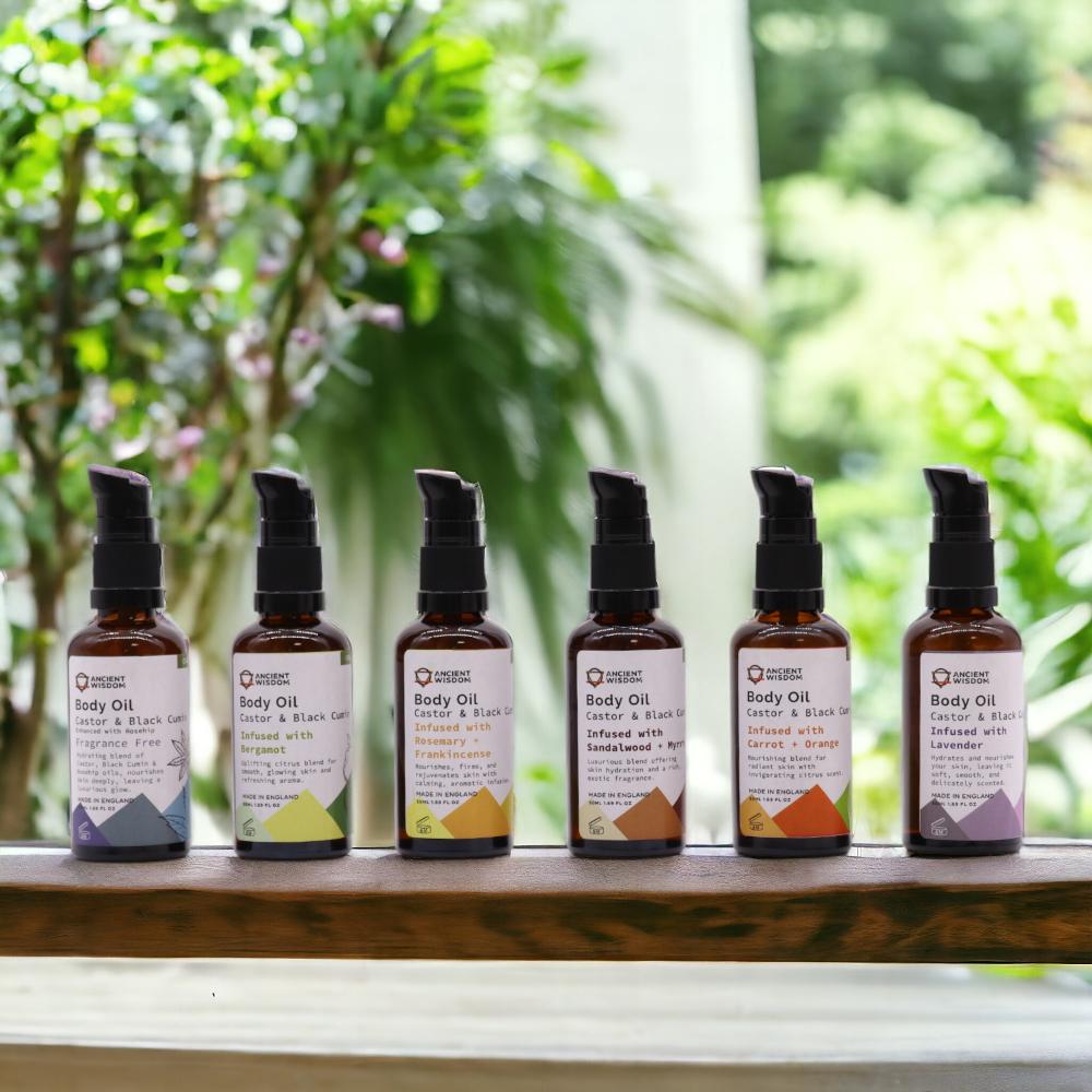 ancient wisdom Organic Body Oil Discovery Pack