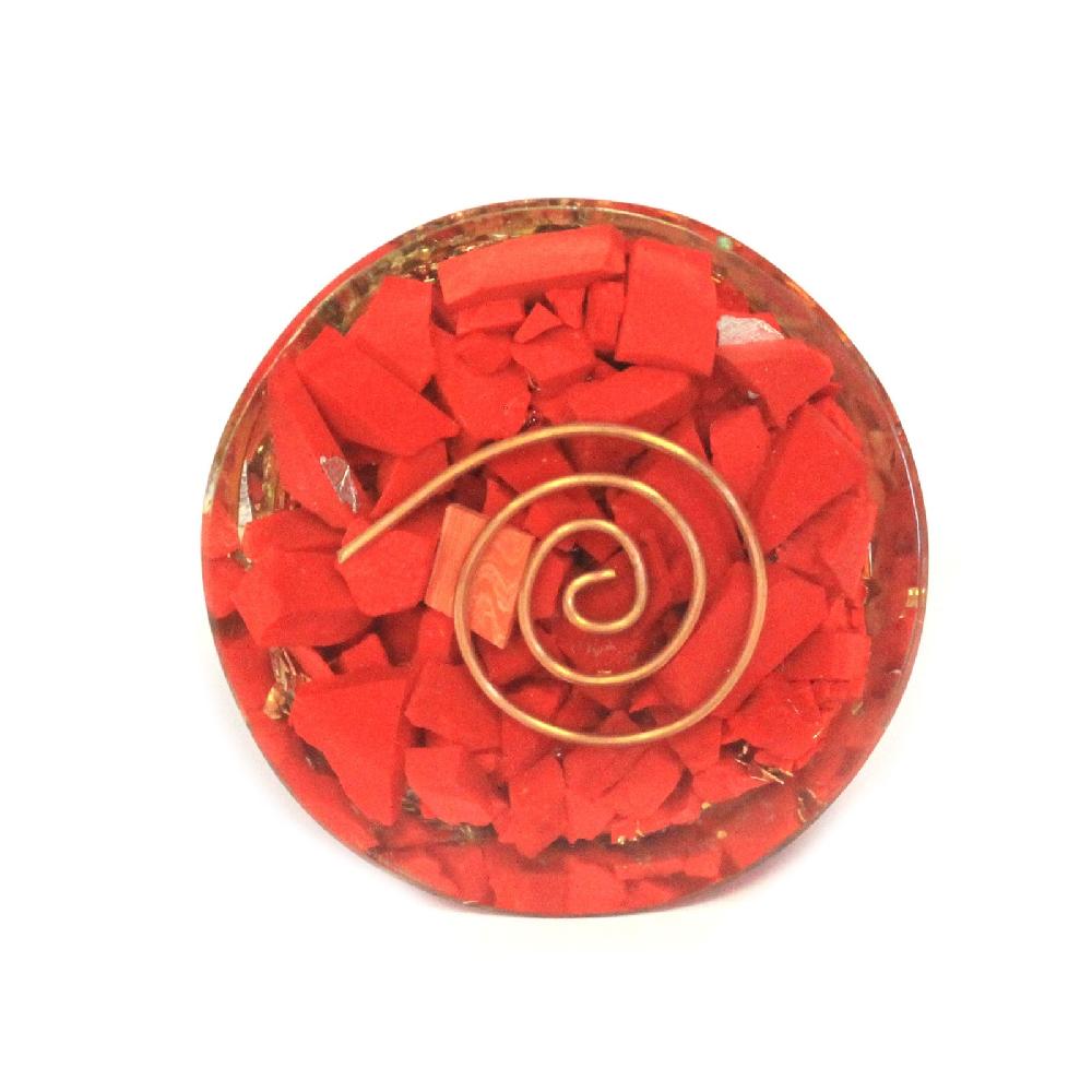 Ancient Wisdom Orgonite Cone - 80mm - Multichip