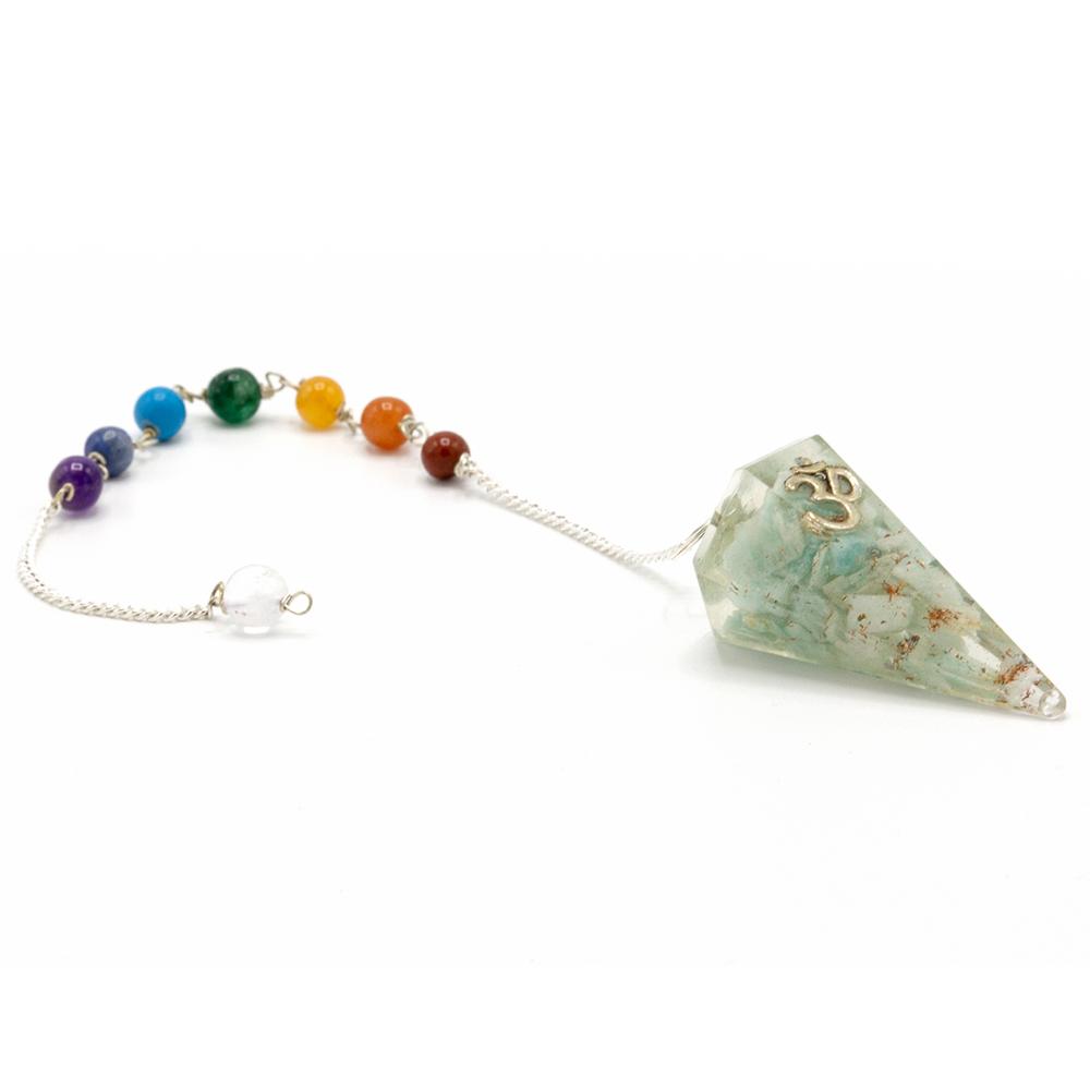 ancient wisdom Orgonite Power Chakra Pendulum - Om