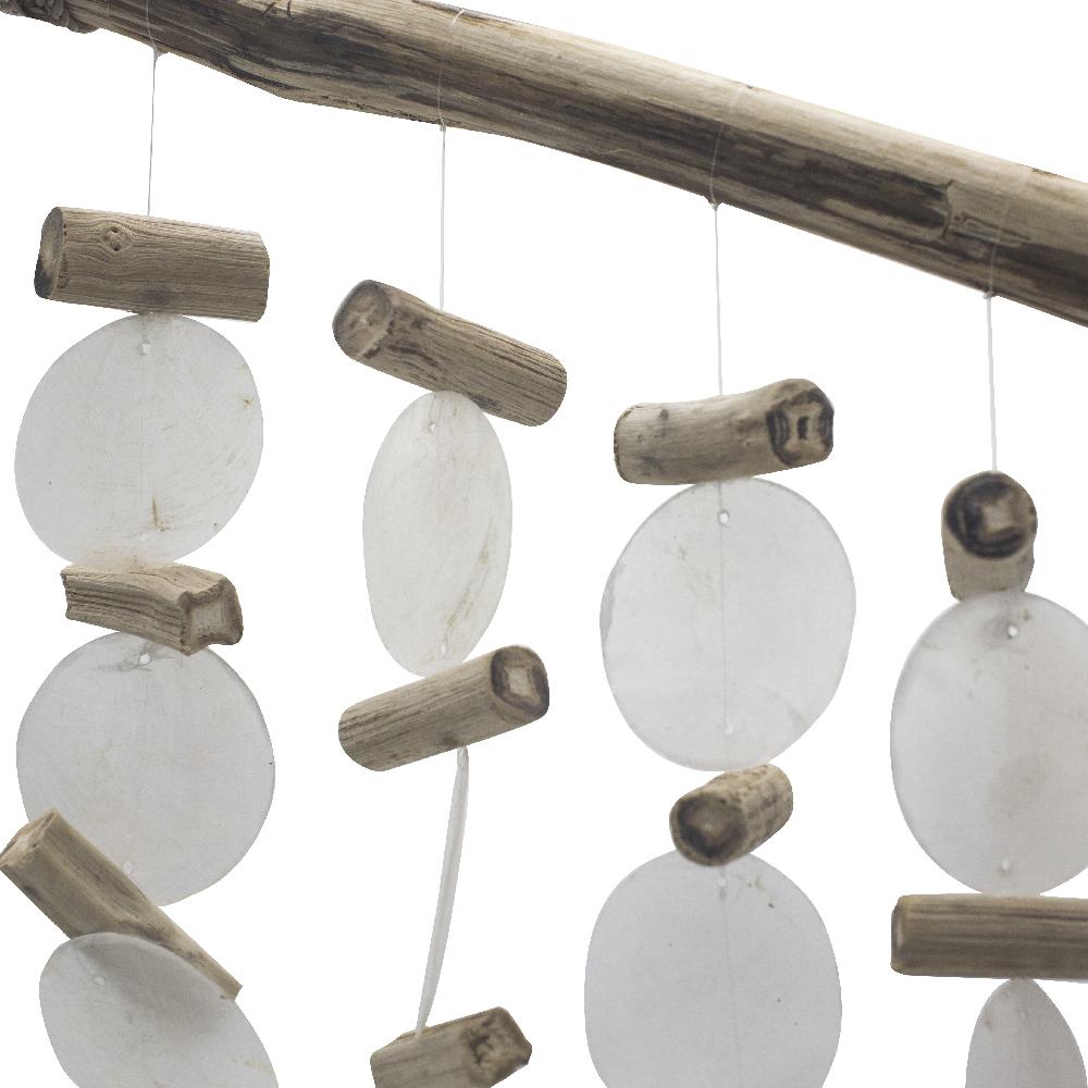 Ancient Wisdom Pearl Effect Driftwood Chime