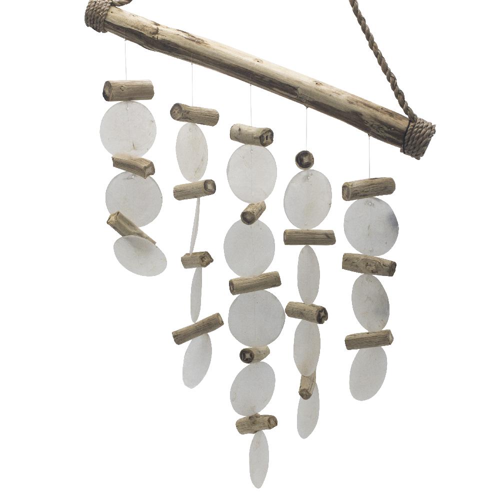 ancient wisdom Pearl Effect Driftwood Chime