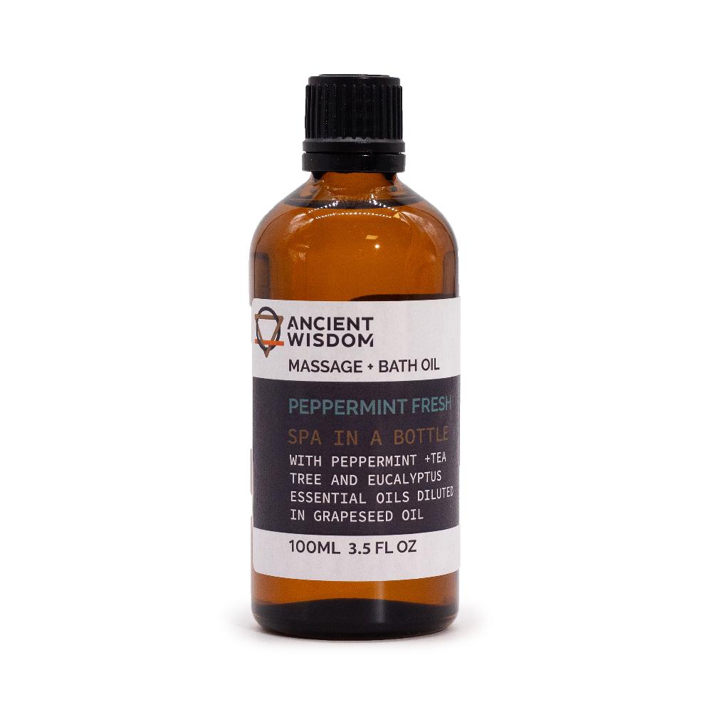 ancient wisdom Peppermint Fresh Massage Oil - 100ml