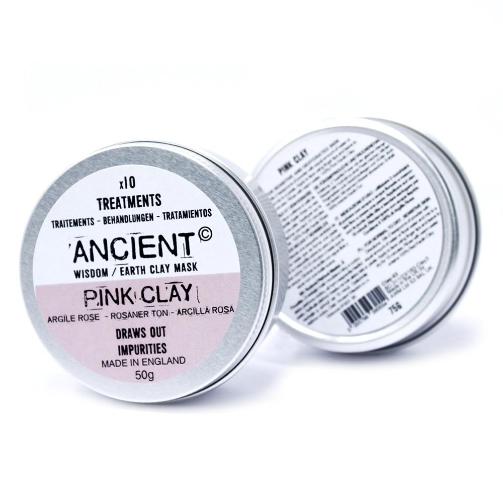 Ancient Wisdom Pink Clay Face Mask 50g
