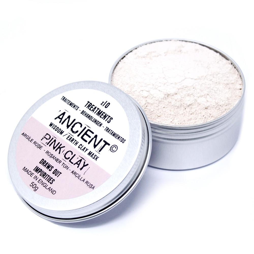 ancient wisdom Pink Clay Face Mask 50g
