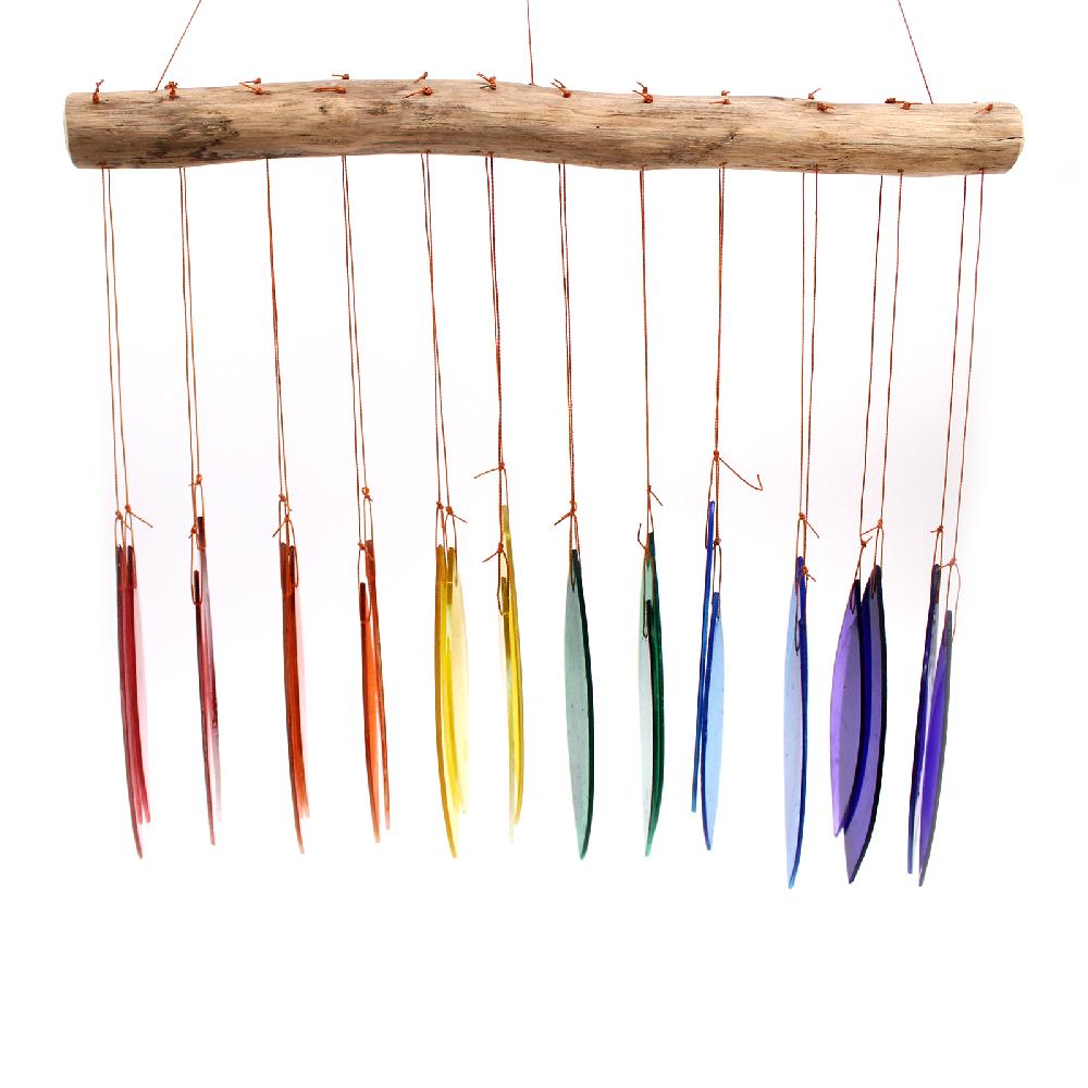 Ancient Wisdom Rainbow Glass Chime - Assorted