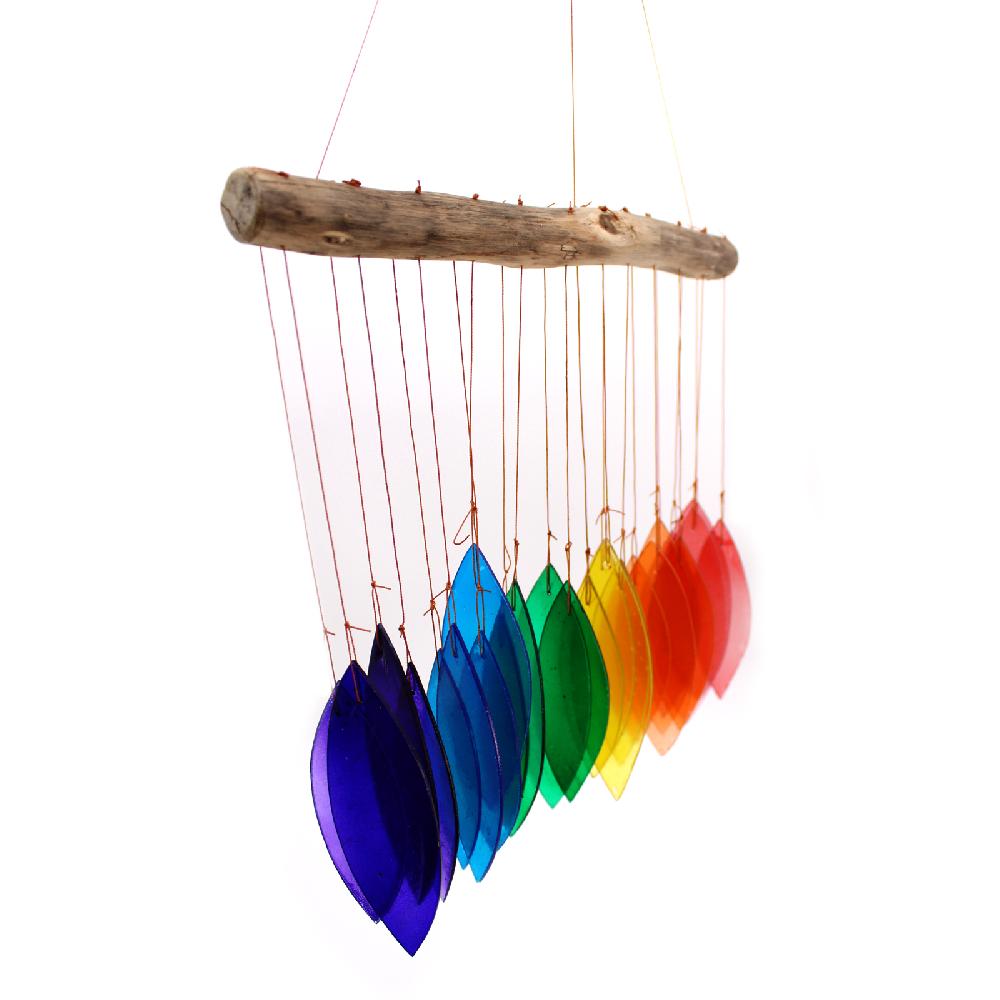 Ancient Wisdom Rainbow Glass Chime - Assorted