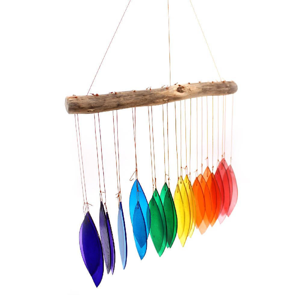 Ancient Wisdom Rainbow Glass Chime - Assorted