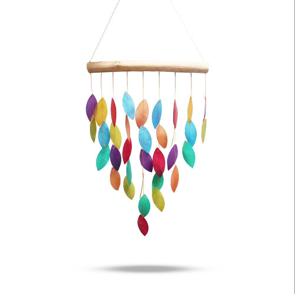 Ancient Wisdom Rainbow Leaf Copis Chime