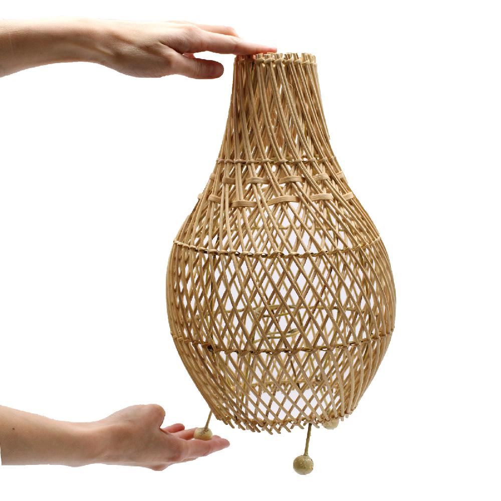 Ancient Wisdom Rattan Table Lamps - Natural