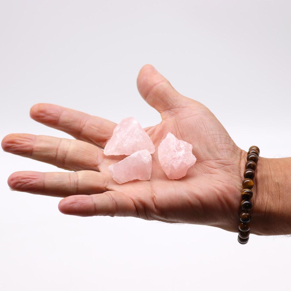 Ancient Wisdom Raw Crystals (500g) - Rose Quartz