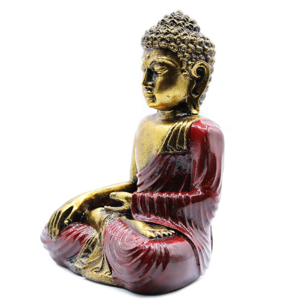 Ancient Wisdom Red & Gold Buddha - Large