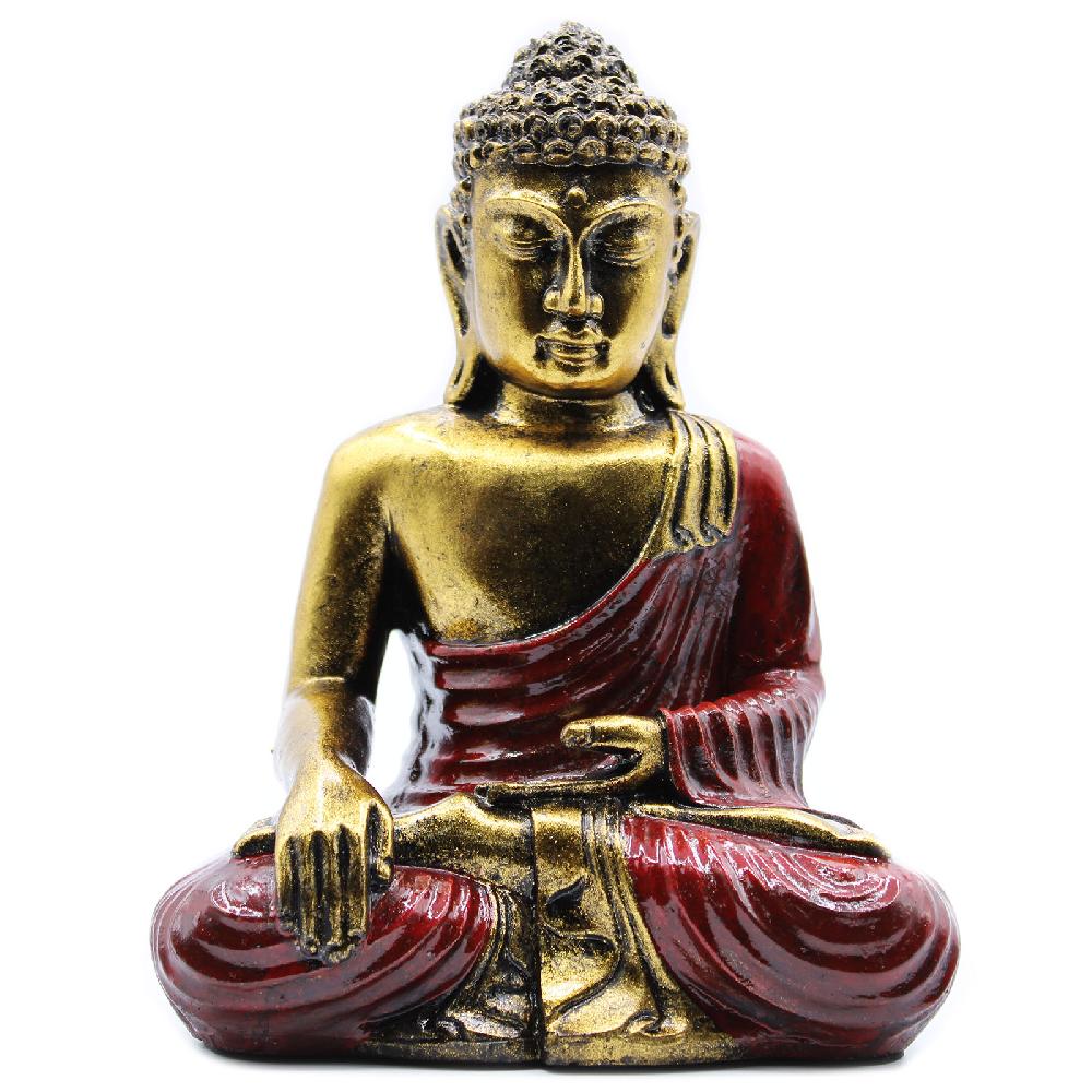 ancient wisdom Red & Gold Buddha - Large