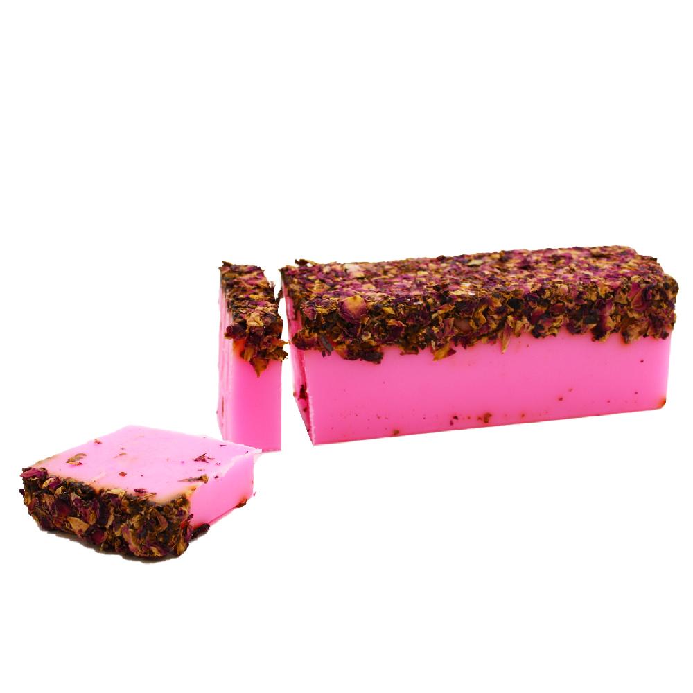 Ancient Wisdom Rose & Rose Petals - Soap Loaf