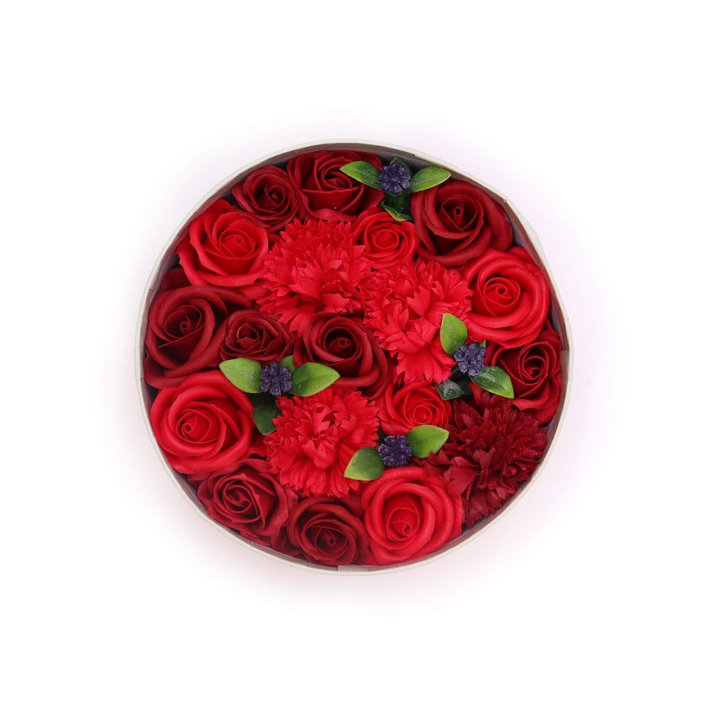 ancient wisdom Round Box - Classic Red Roses