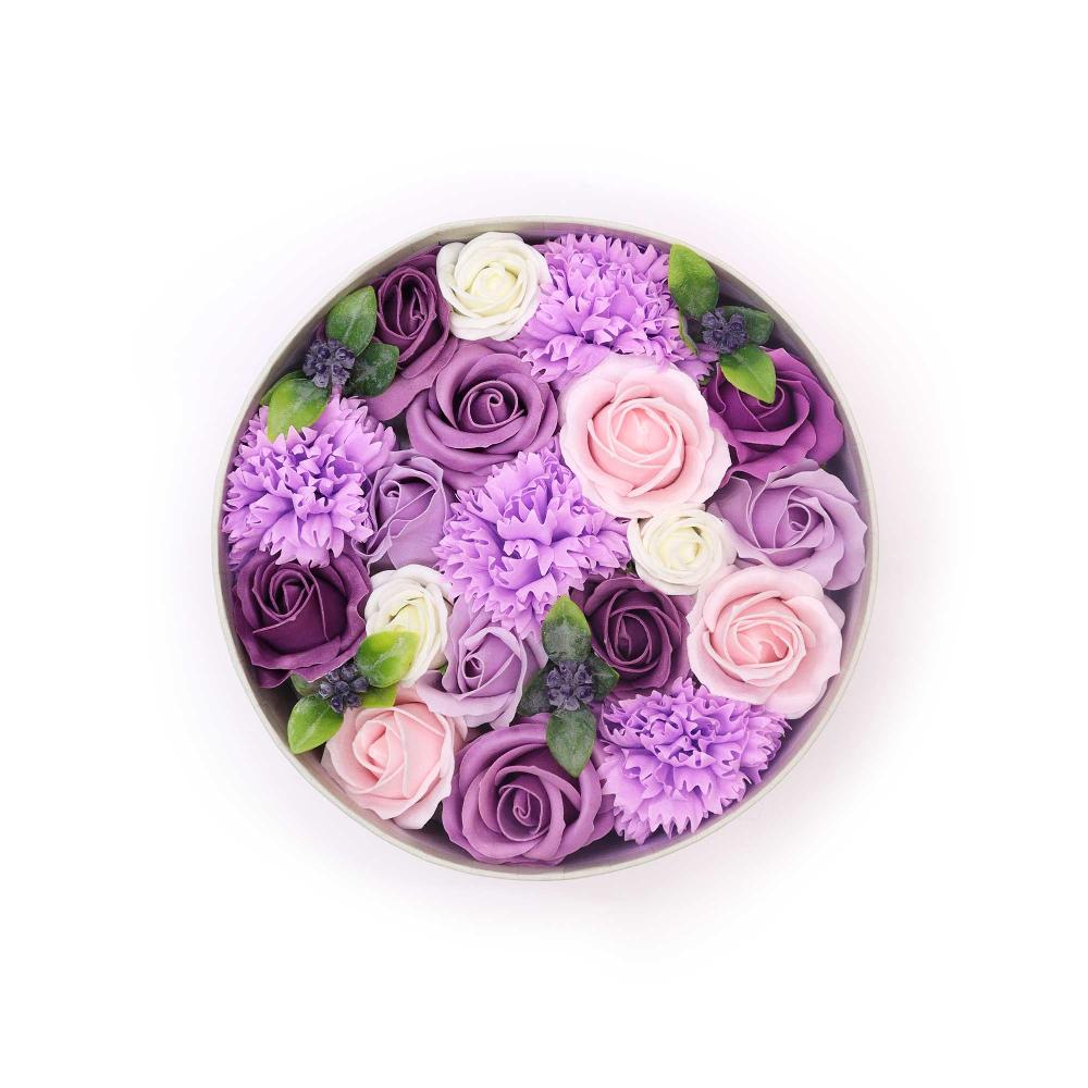 ancient wisdom Round Box - Lavender Rose & Carnation