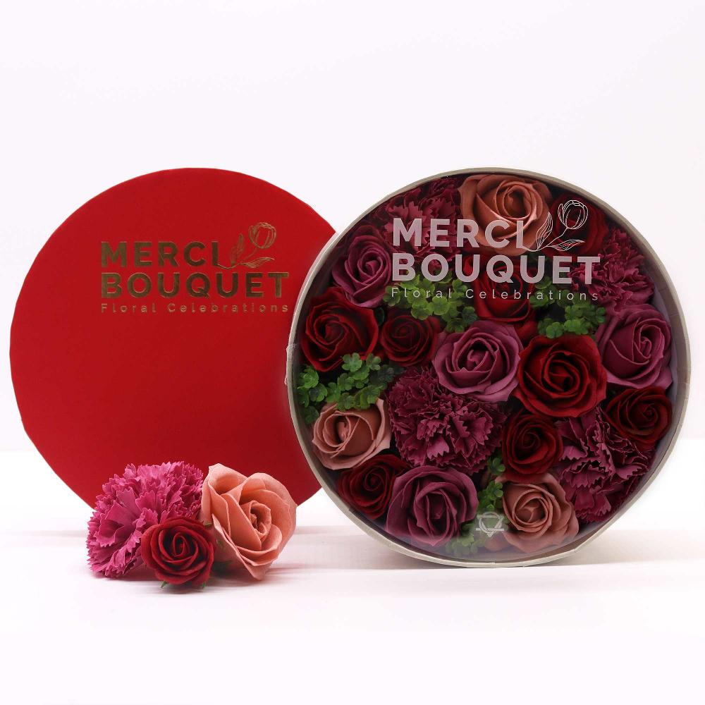 Ancient Wisdom Round Box - Vintage Roses