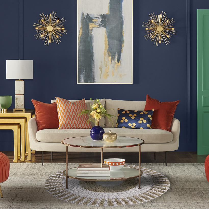 Ancient Wisdom Round Seagrass White & Tan - Sun - 1m