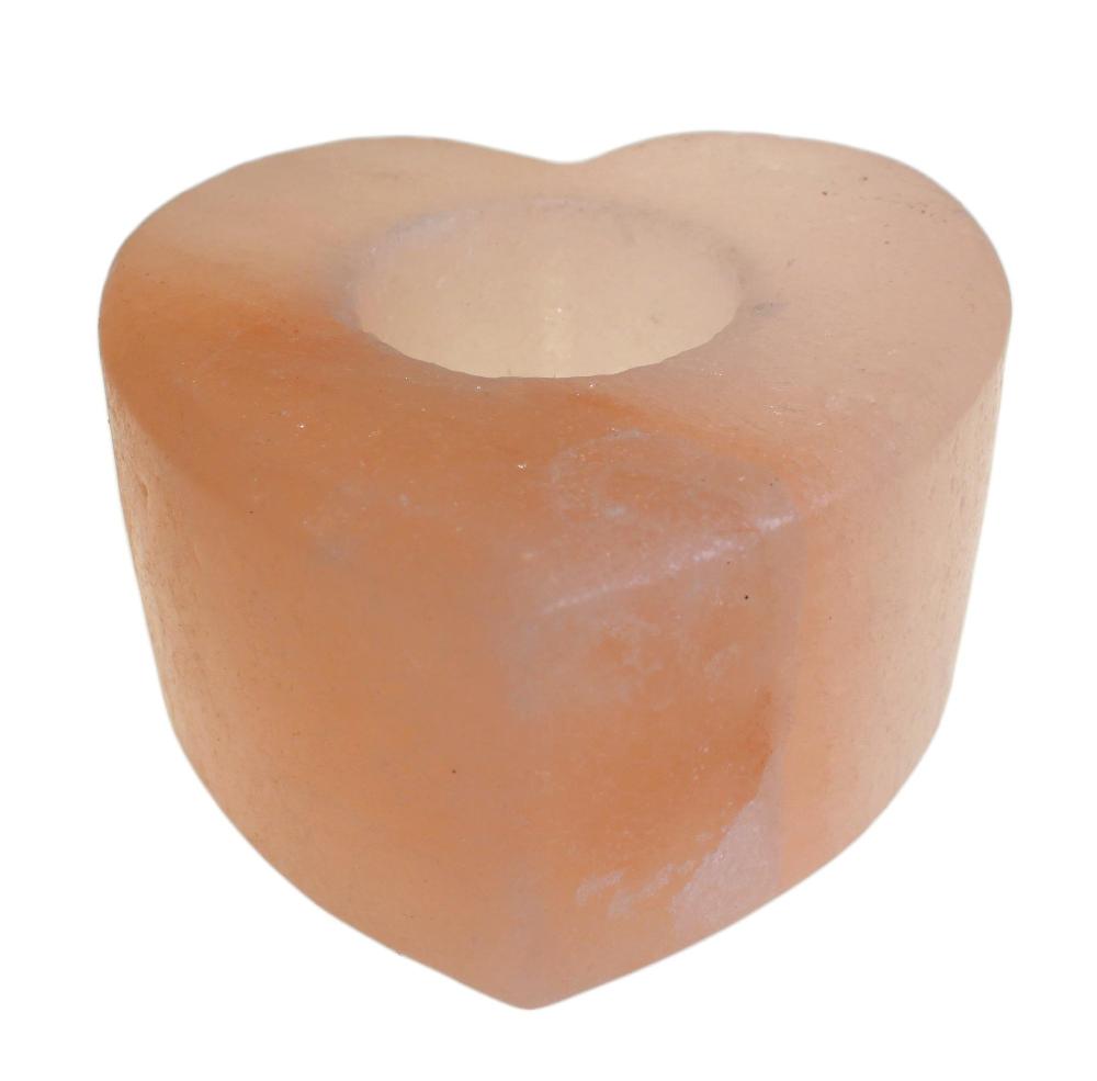 Ancient Wisdom Salt Candle Holder - Med Heart