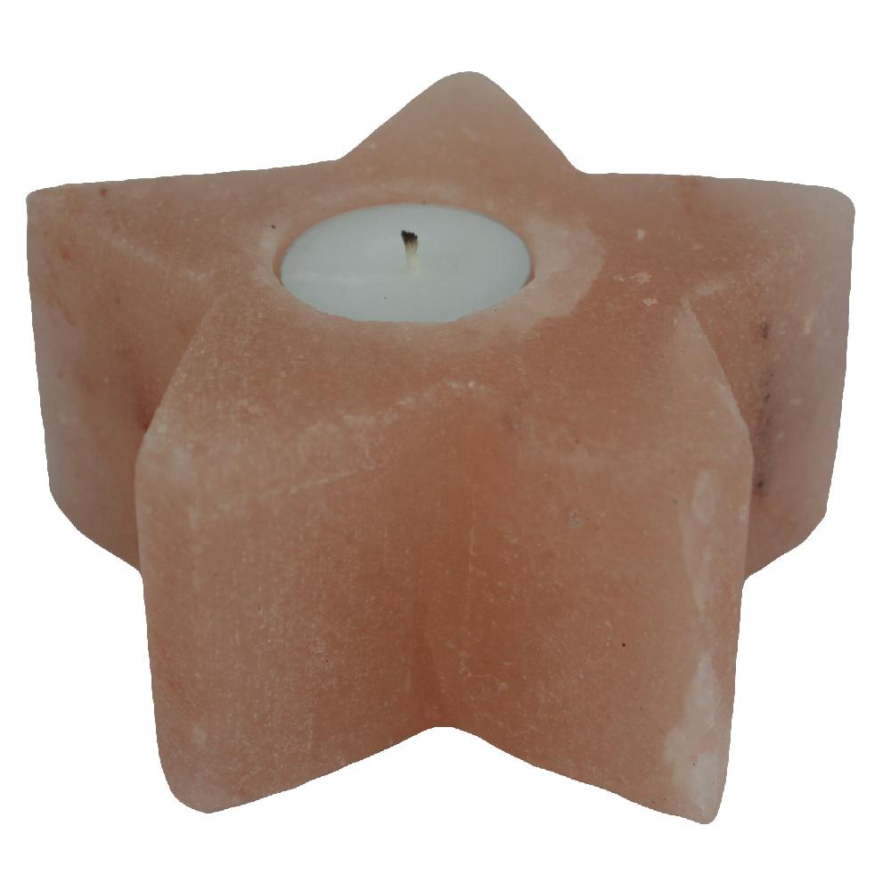 ancient wisdom Salt Candle Holder - Star