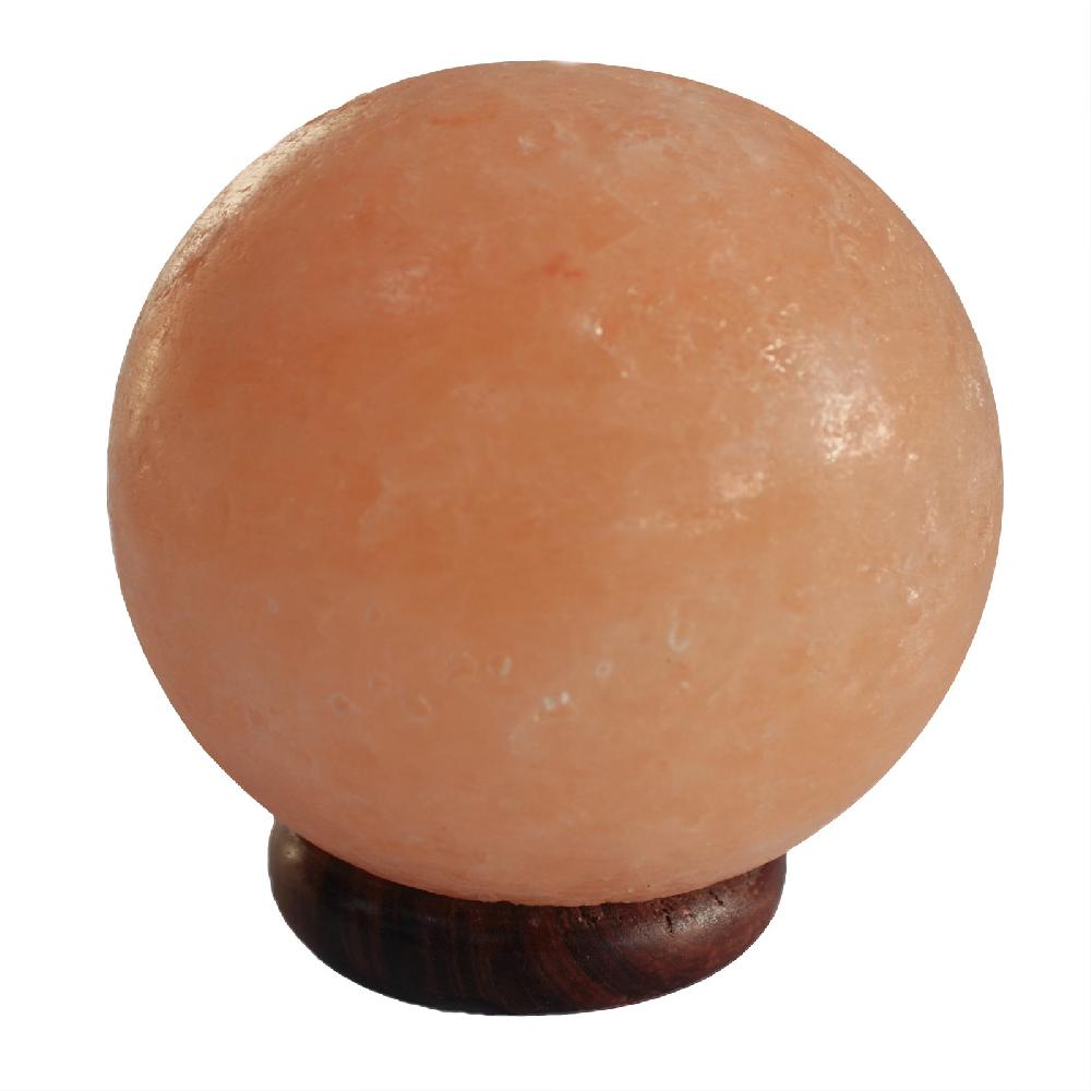 Ancient Wisdom Salt Lamp Ball - Big Wooden Base