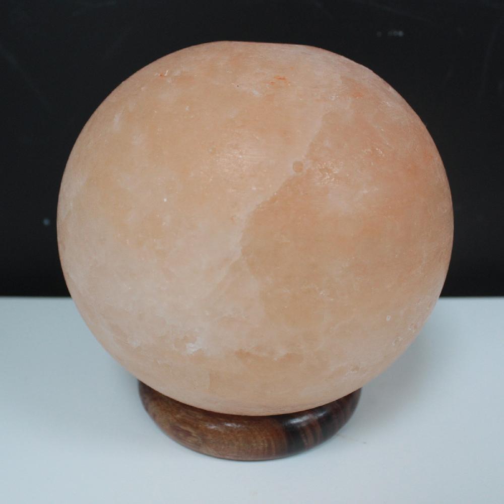 Ancient Wisdom Salt Lamp Ball - Big Wooden Base