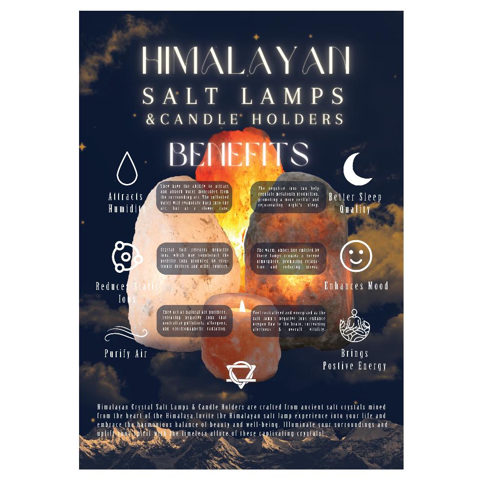 ancient wisdom Salt Lamps Info Poster A3