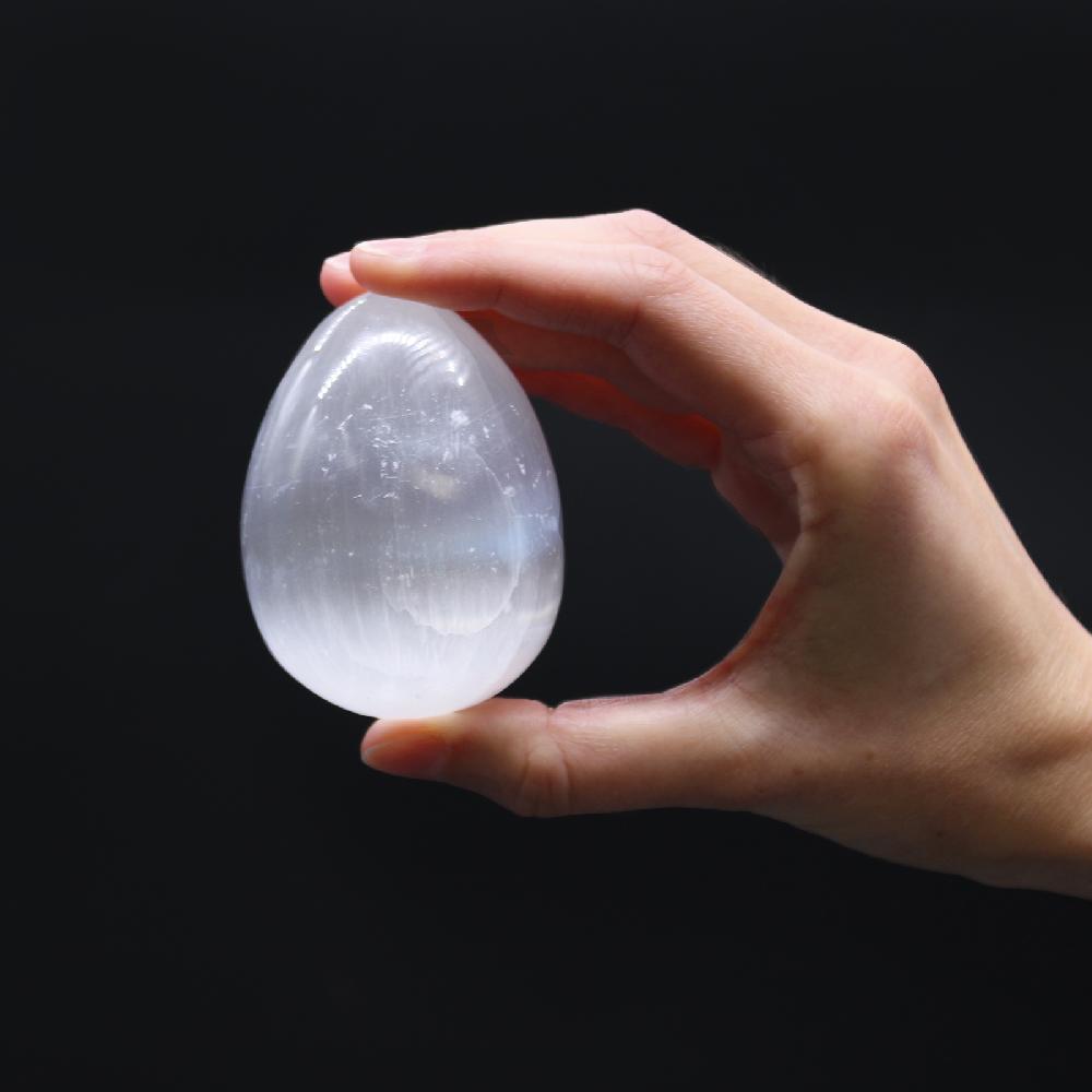 Ancient Wisdom Selenite Egg - 5 - 6 Cm