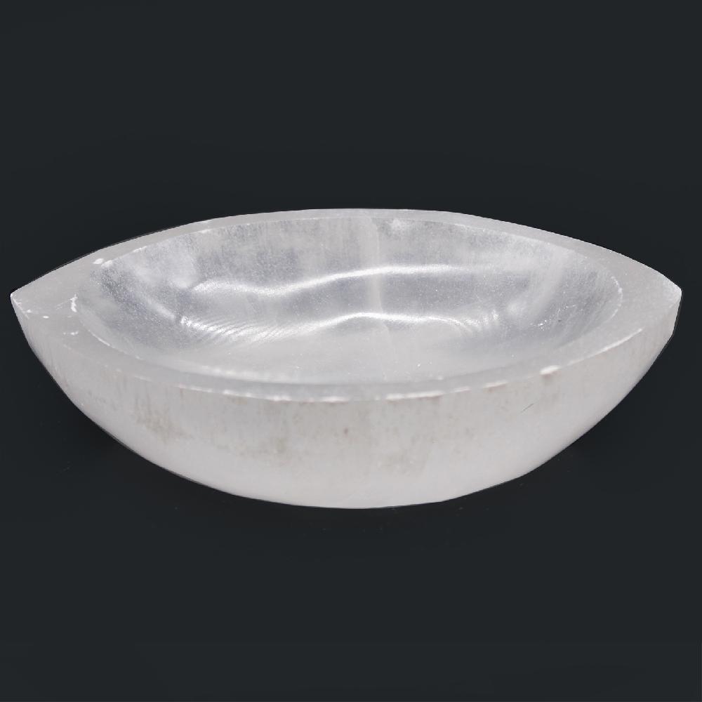 Ancient Wisdom Selenite Eye Bowl - 15cm