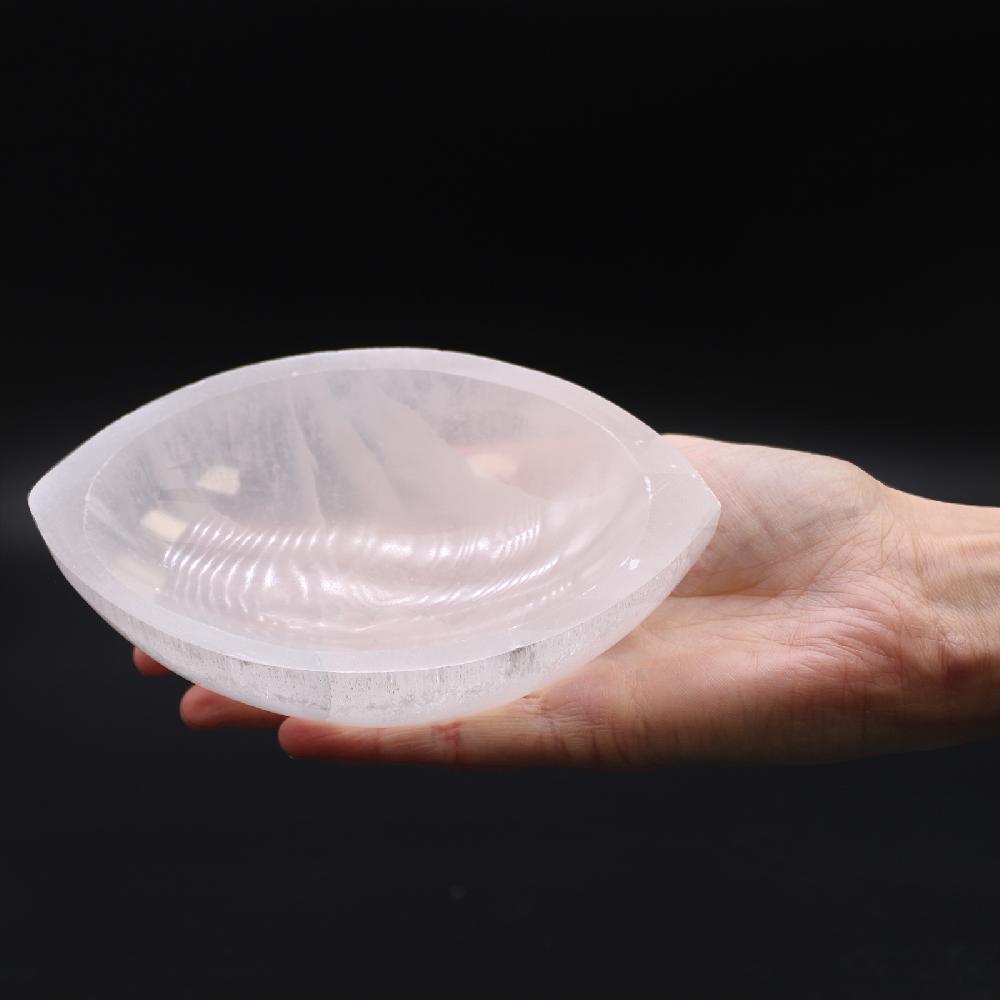 Ancient Wisdom Selenite Eye Bowl - 15cm