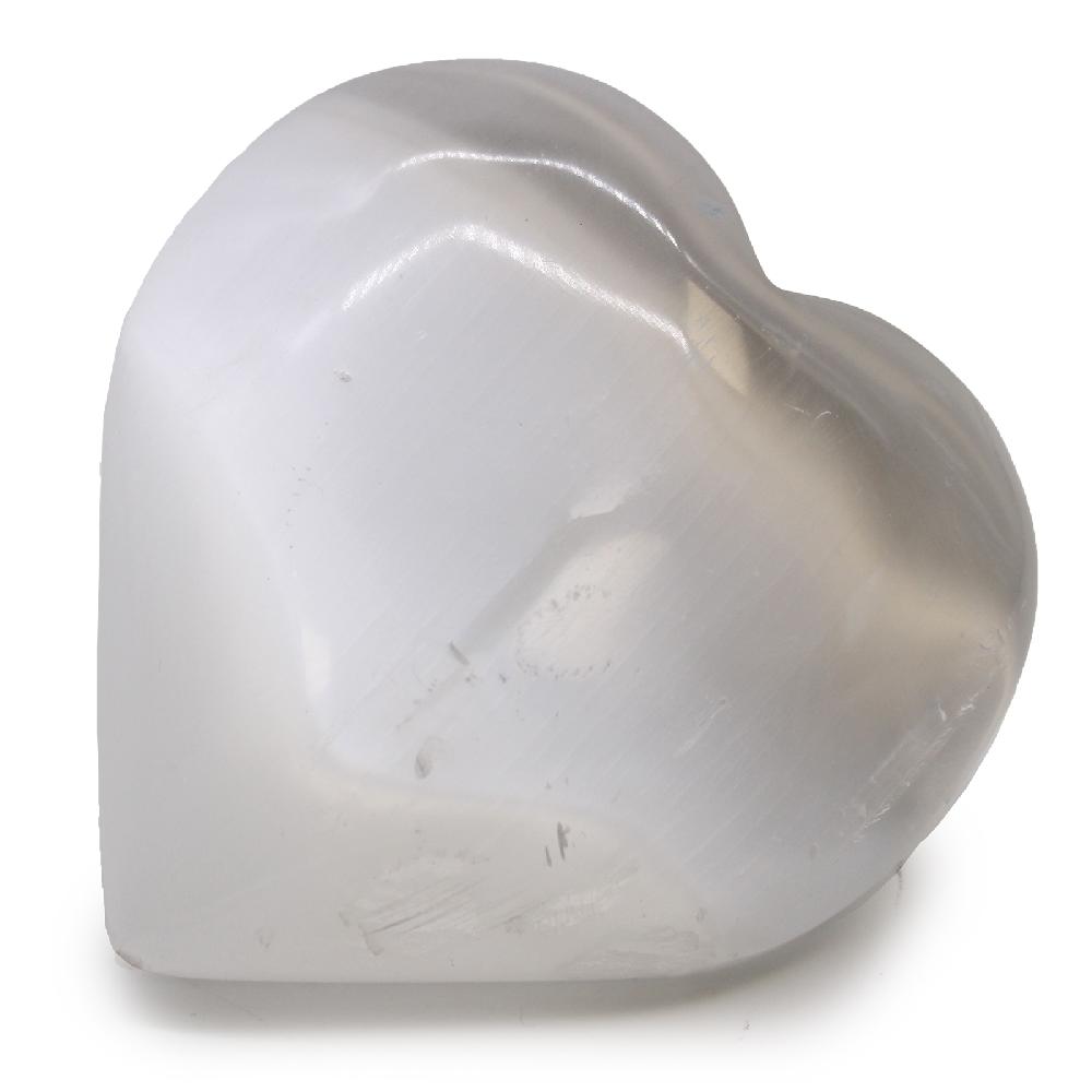 ancient wisdom Selenite Heart - 10 cm