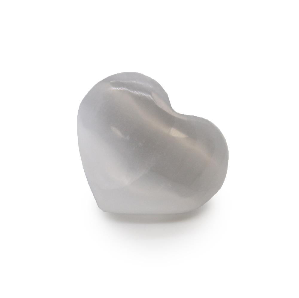 ancient wisdom Selenite Heart - 3-4cm