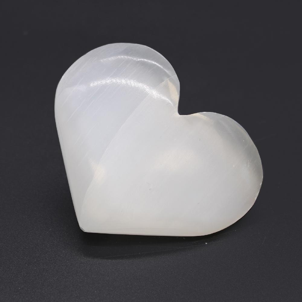 Ancient Wisdom Selenite Heart - 5-6 Cm