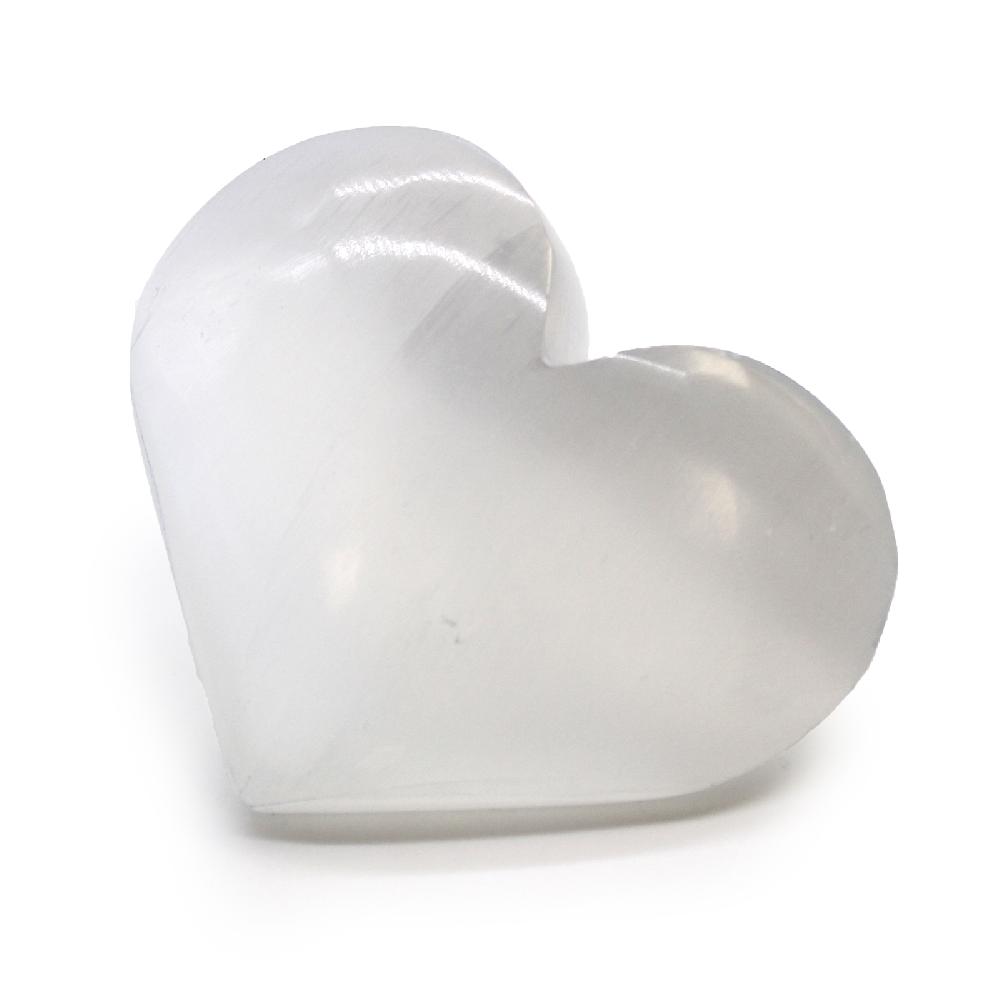 ancient wisdom Selenite Heart - 5-6 cm