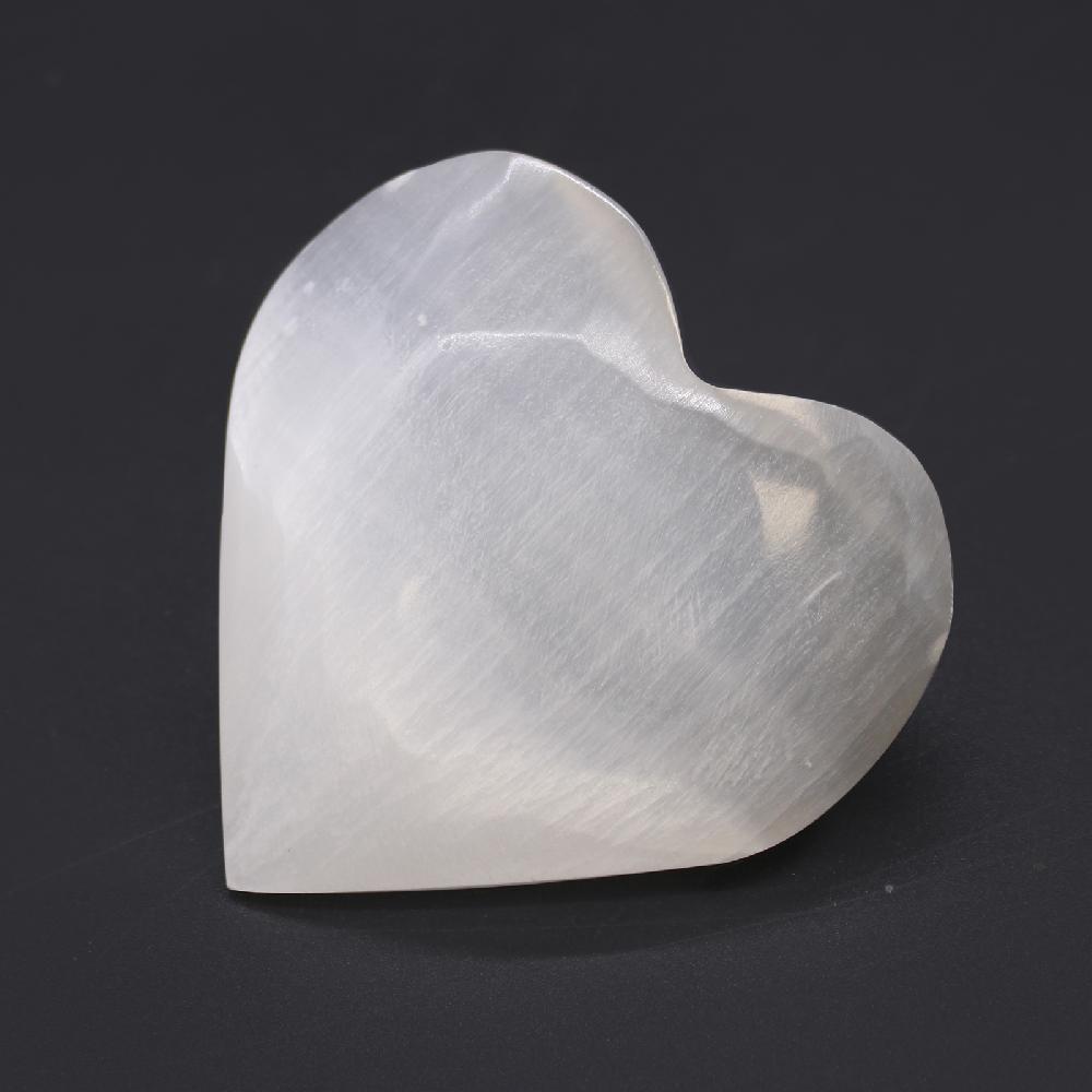 Ancient Wisdom Selenite Heart - 7-8cm