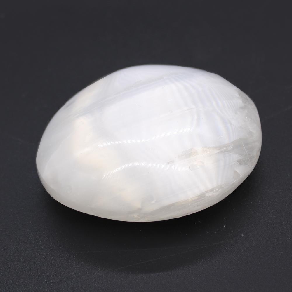 Ancient Wisdom Selenite Palm Stone - 6.5 Cm