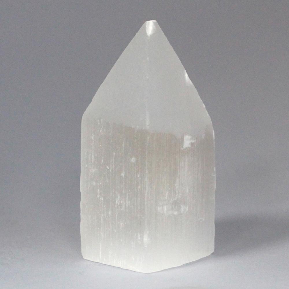 Ancient Wisdom Selenite Pencil Point Tower - 10 Cm