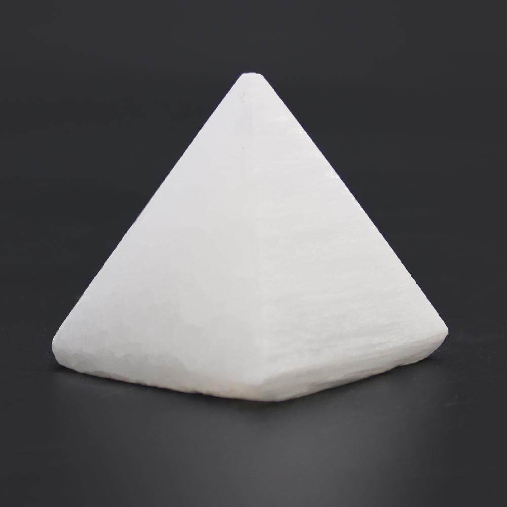 Ancient Wisdom Selenite Pyramid - 5 Cm