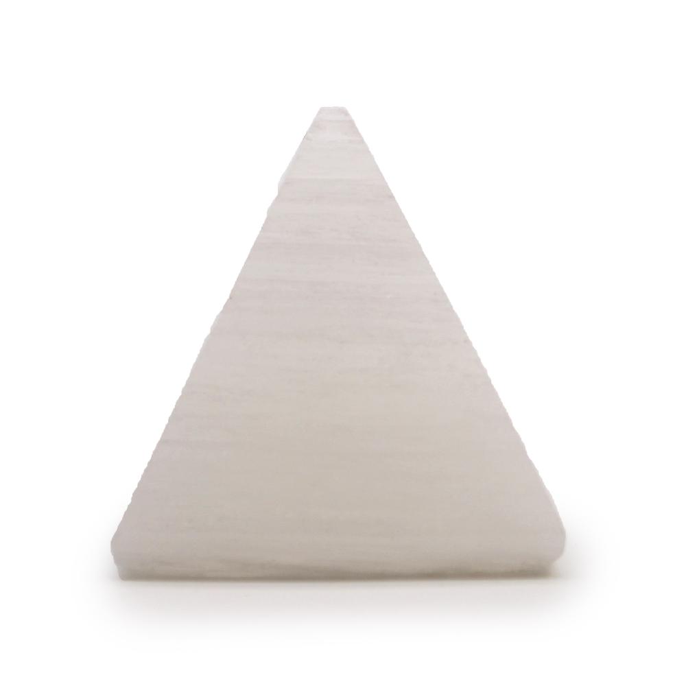 ancient wisdom Selenite Pyramid - 5 cm