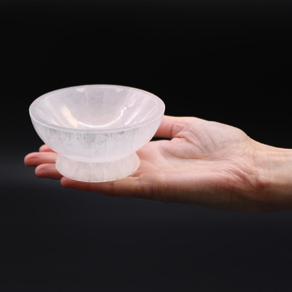 Ancient Wisdom Selenite Ritual Bowl - 10cm
