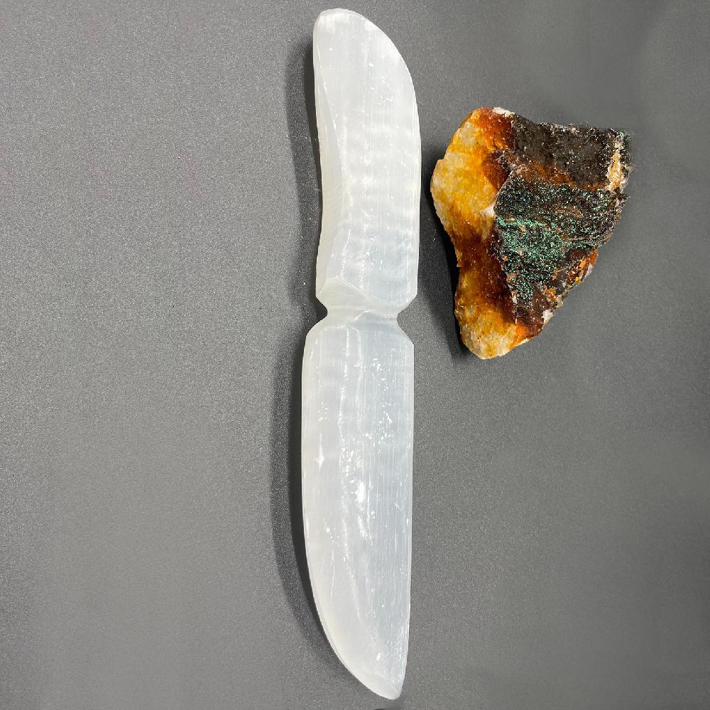 ancient wisdom Selenite Ritual Knife - Classic