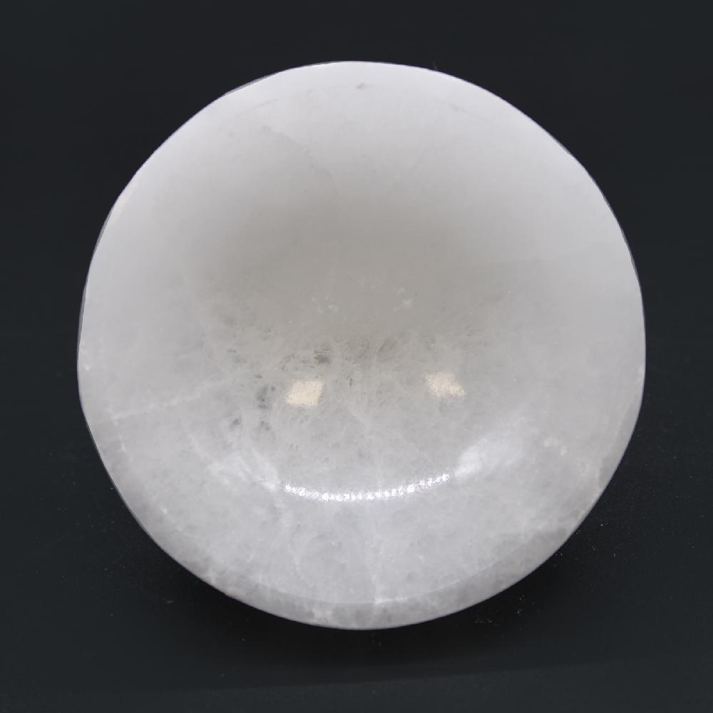 Ancient Wisdom Selenite Round Bowl - 10cm