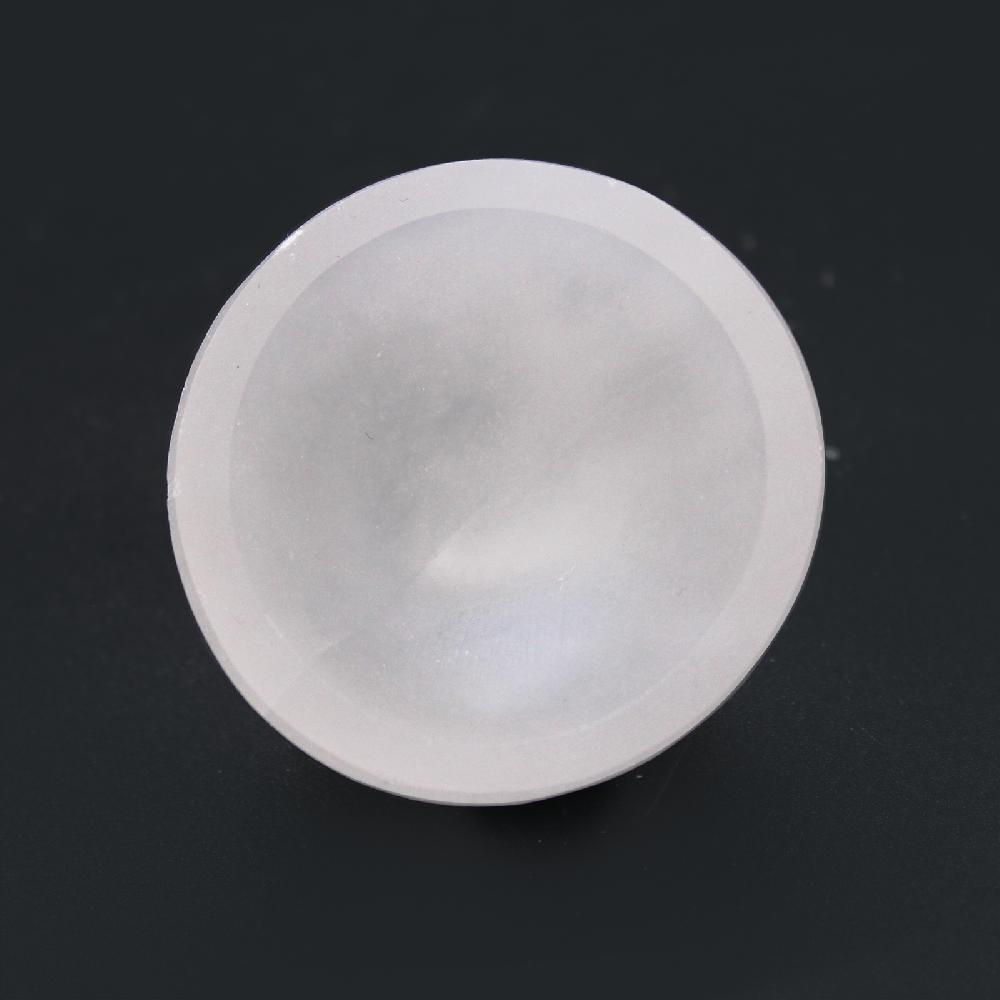 Ancient Wisdom Selenite Round Bowl - 6cm