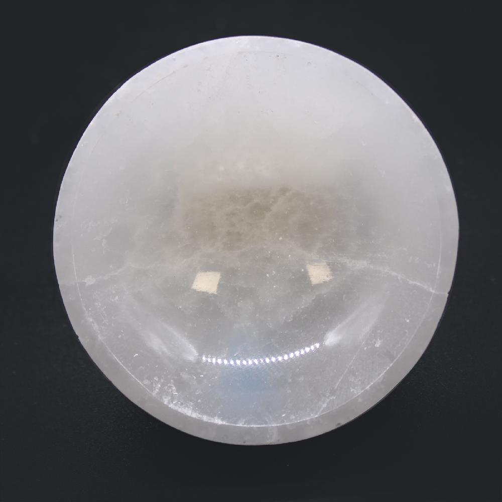 Ancient Wisdom Selenite Round Bowl - 8cm