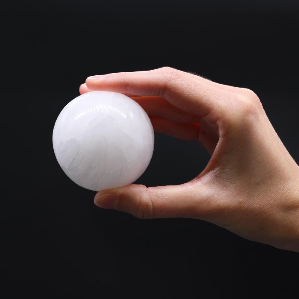 Ancient Wisdom Selenite Sphere - 5-6 Cm