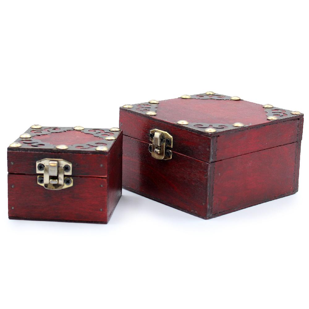 ancient wisdom Set of 2 Gothic Square Boxes